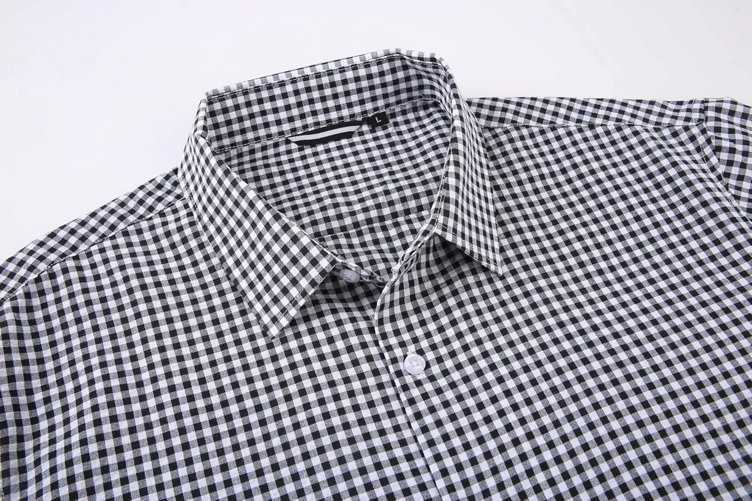 Alex Vando Mens Seersucker Dress Shirts Striped Business Casual Cotton Shirts for Men