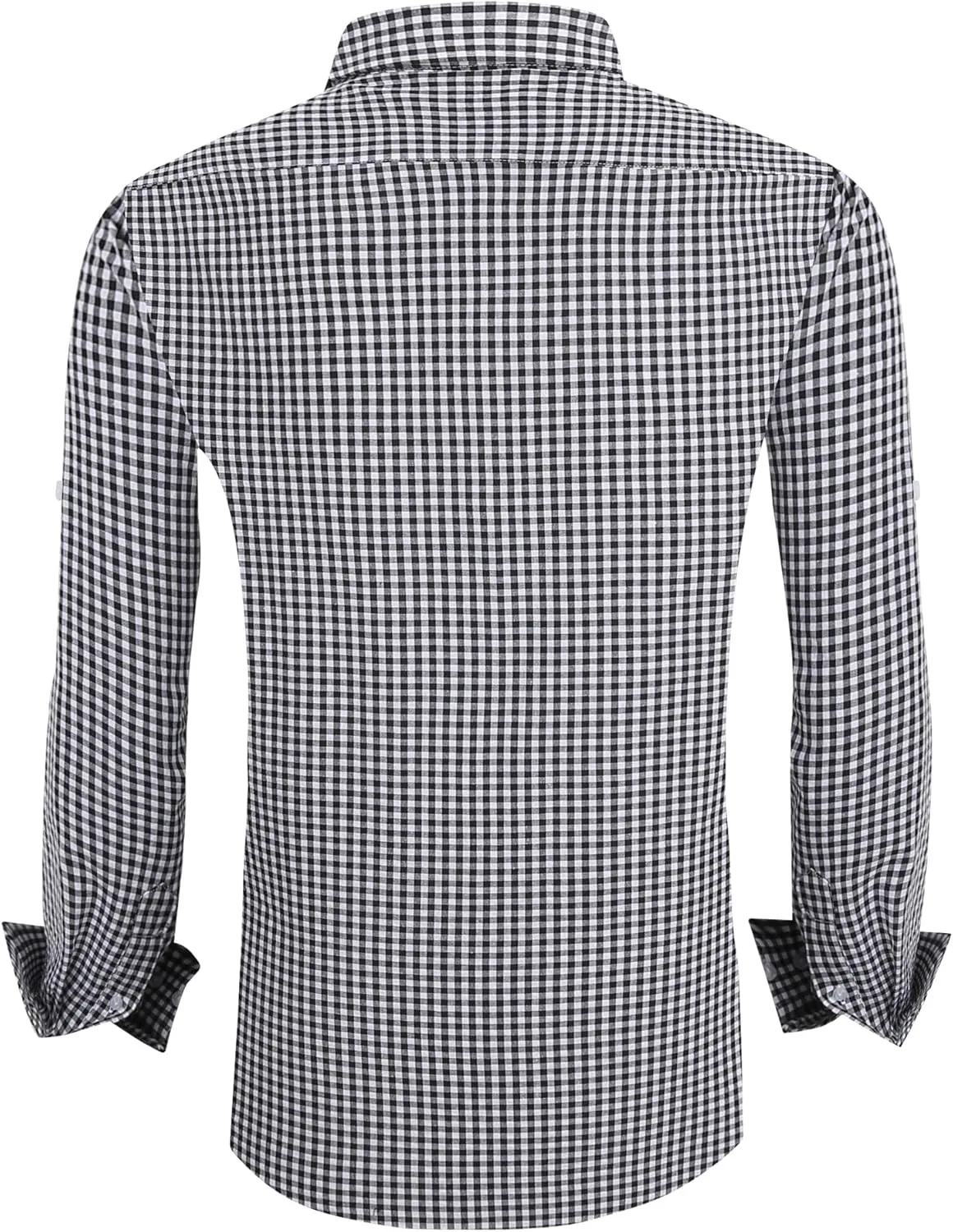 Alex Vando Mens Seersucker Dress Shirts Striped Business Casual Cotton Shirts for Men