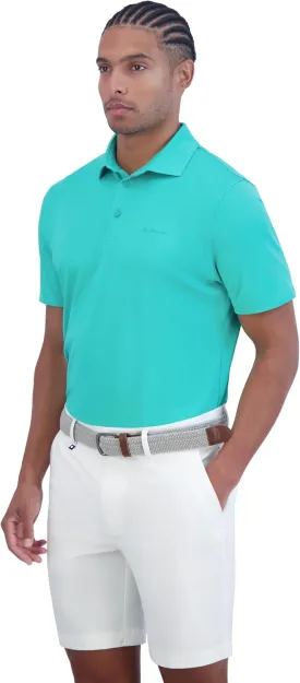 Ben Sherman Men's Pique Golf Sport Athletic Fit, UPF , Moisture-Wicking, Odor Resistant, Casual Shirt