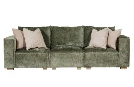 Bodhi 3 Seater Sofa Olive