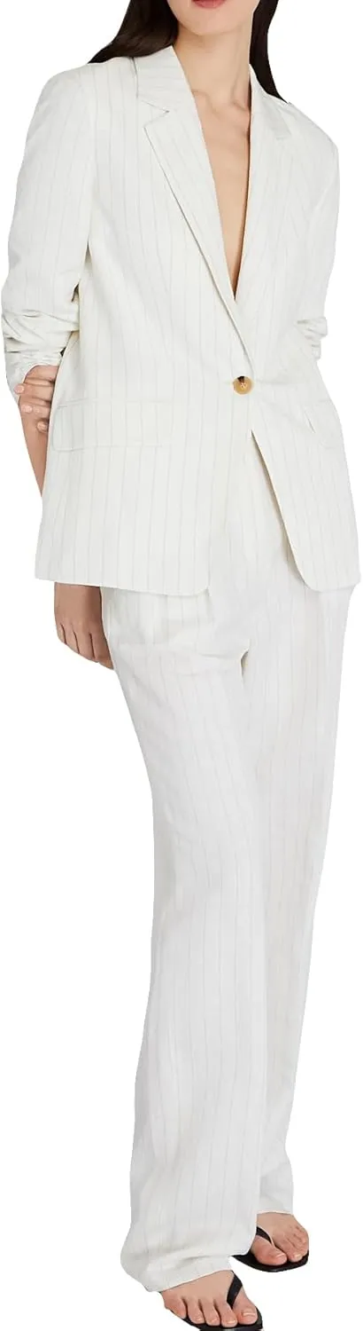 Club Monaco Petite Women's Relaxed Single Breasted Blazer