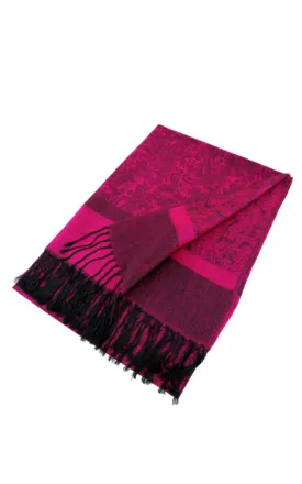 DB018-008 Light Paisley Pashmina Scarf Shawls