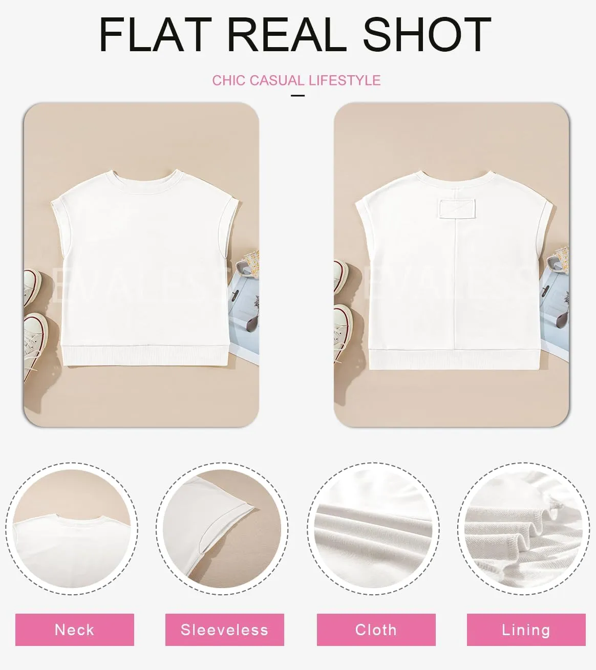 EVALESS Cap Sleeve Tops for Women Summer Tank Tops Basic Tee Shirts Casual 2024 Fashion Clothes Outfits
