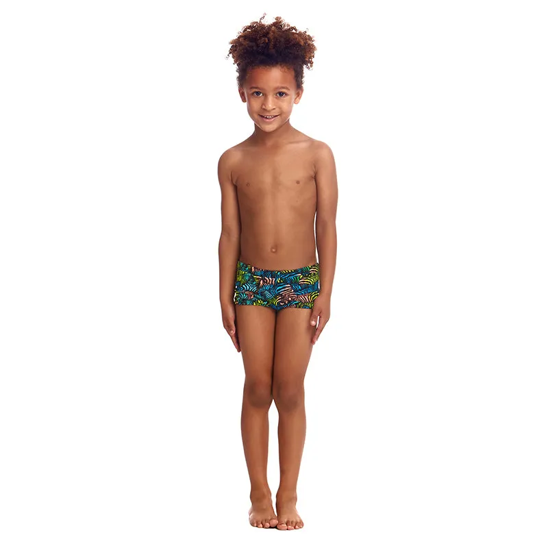 Funky Trunks - Colour Run - Toddler Boys Eco Square Trunks
