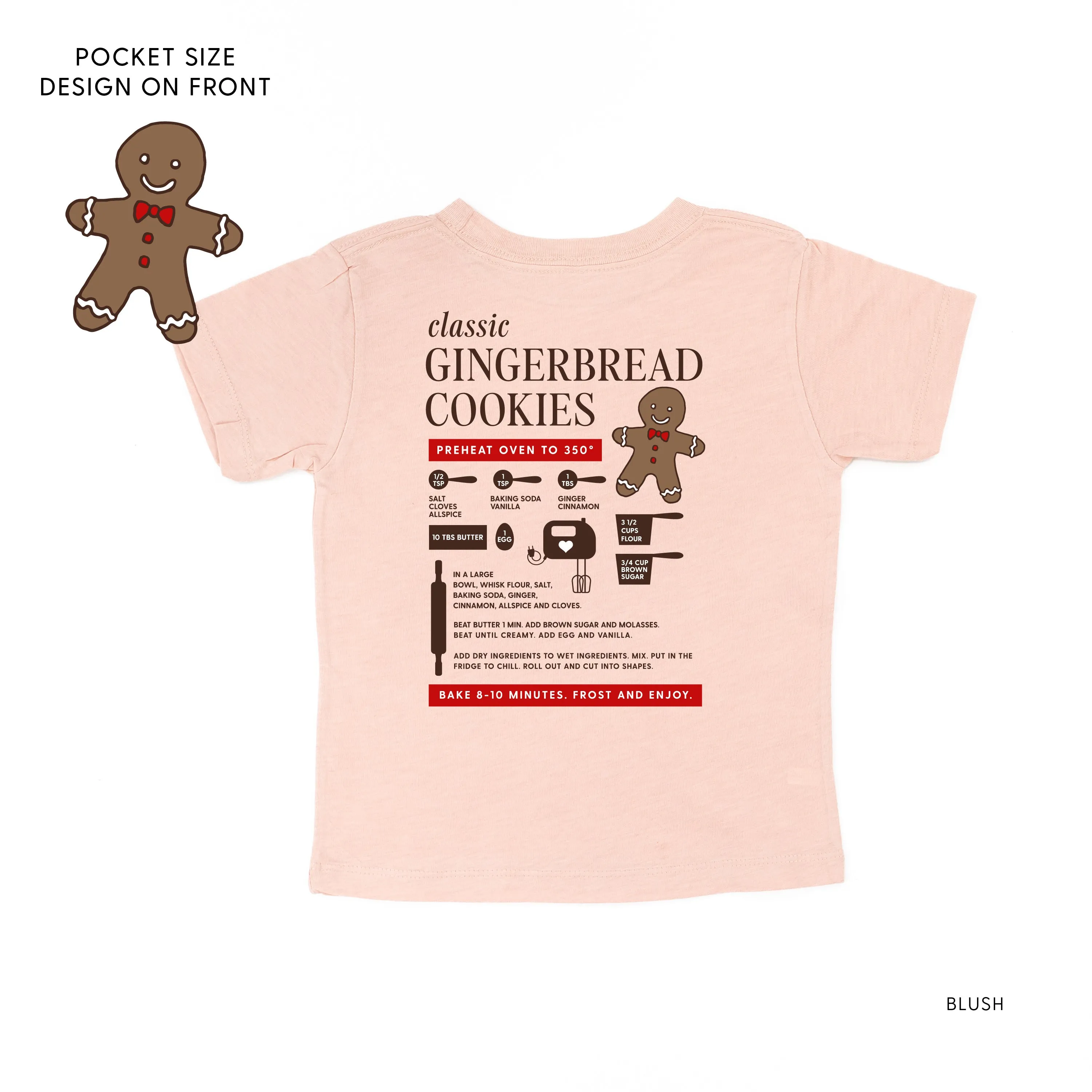 Gingerbread Cookie Recipe (pf&b) - Child Tee