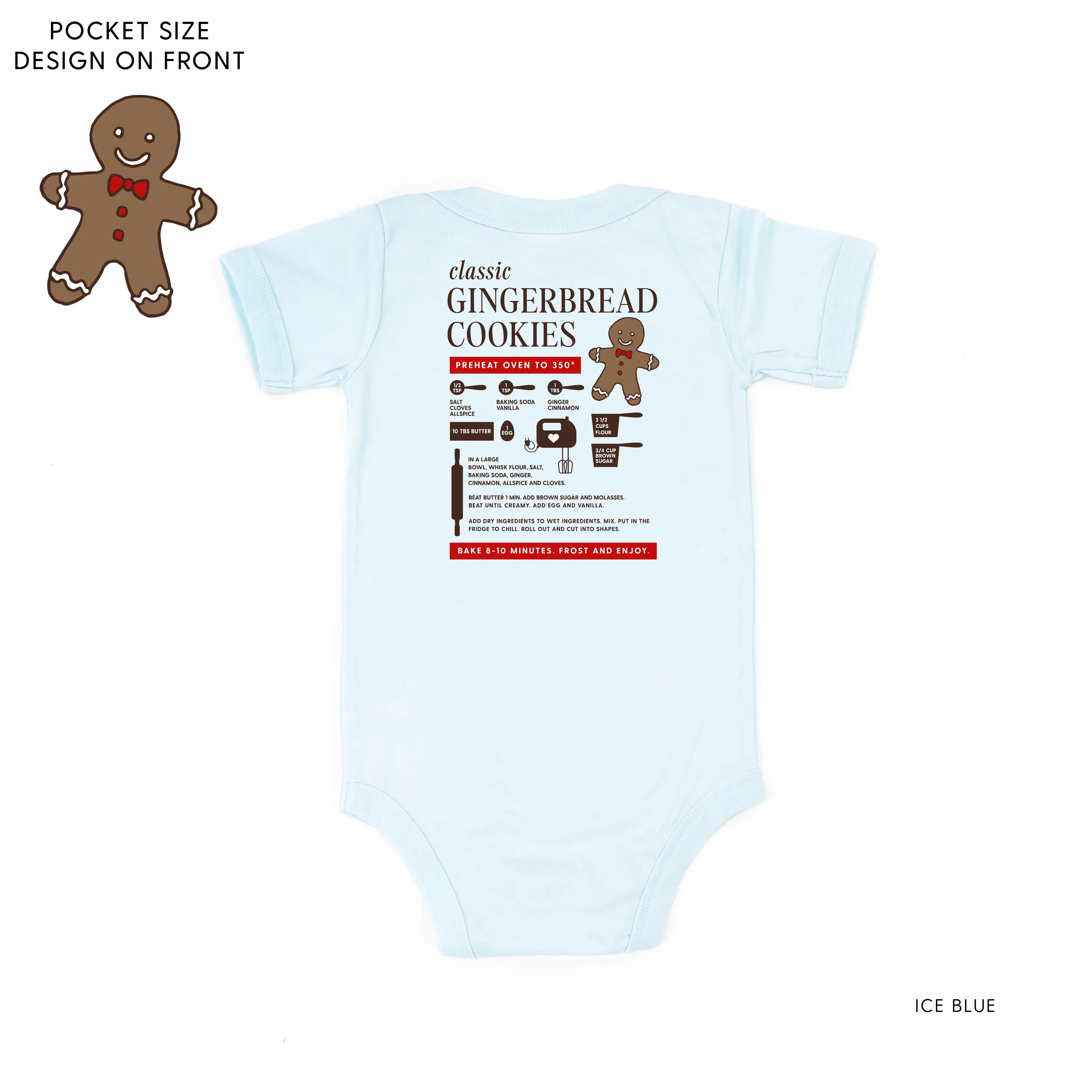 Gingerbread Cookie Recipe (pf&b) - Child Tee