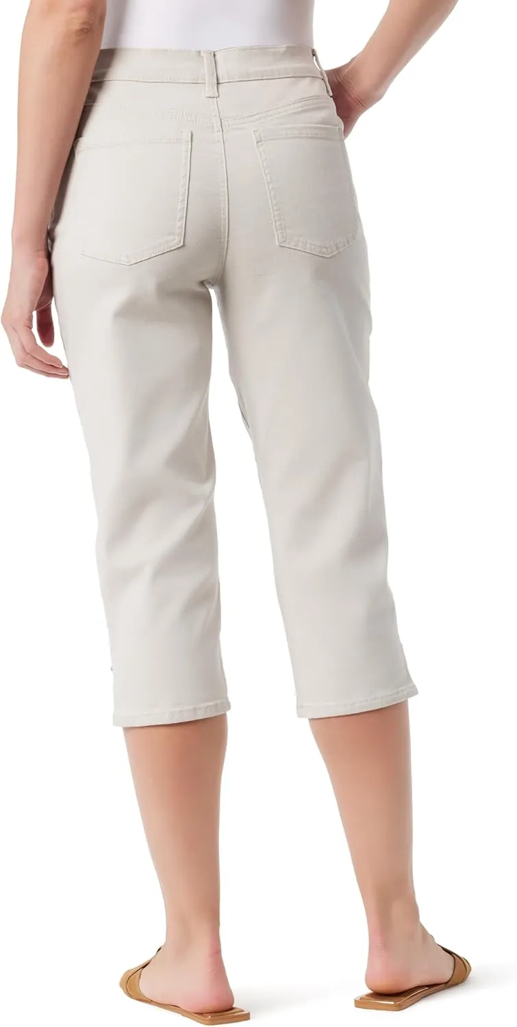 Gloria Vanderbilt Women's Amanda Capri with High Rise Straight Standard