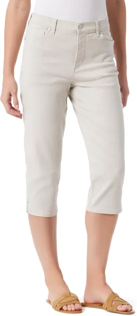 Gloria Vanderbilt Women's Amanda Capri with High Rise Straight Standard