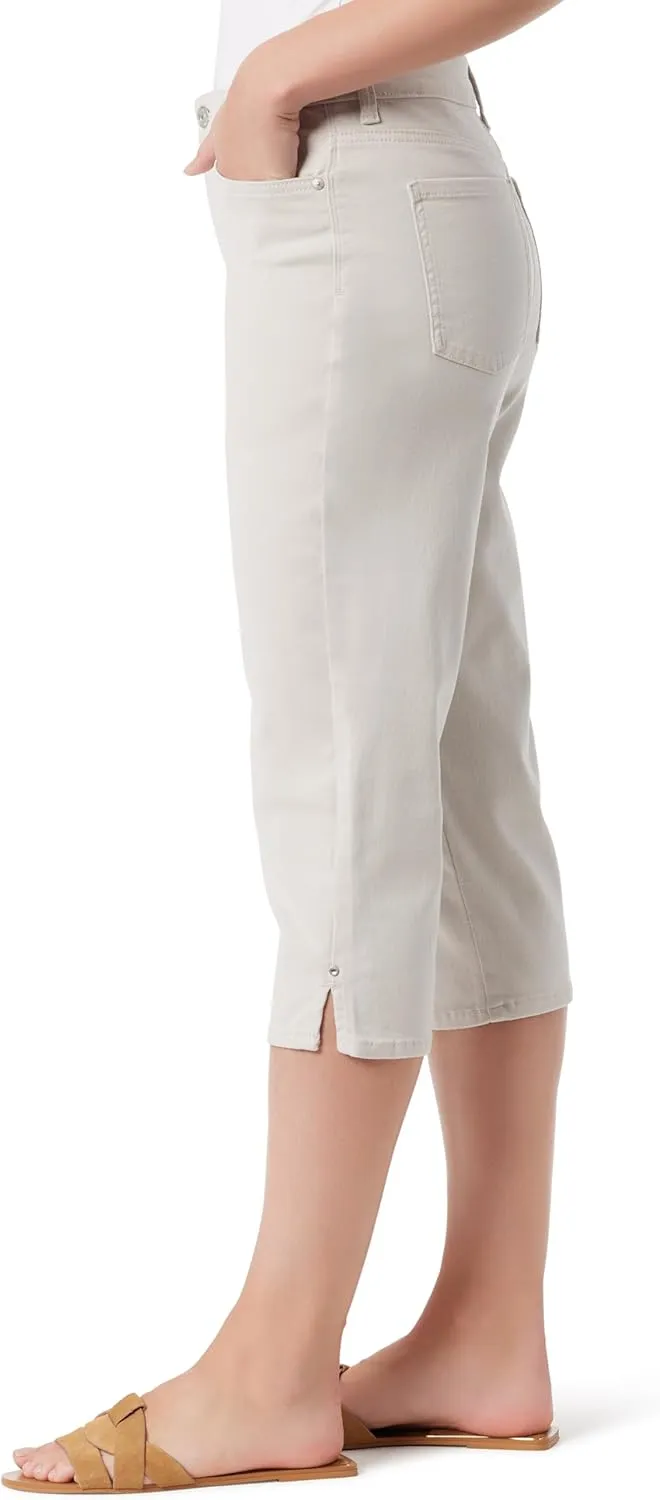 Gloria Vanderbilt Women's Amanda Capri with High Rise Straight Standard
