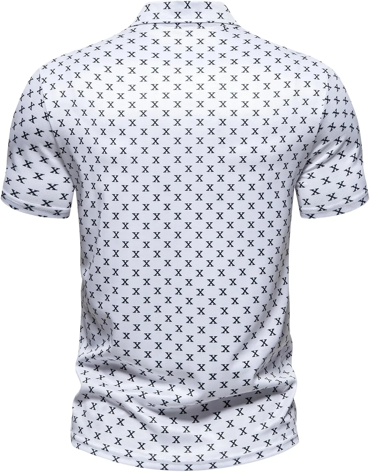 Men's Performance Golf Polo Shirt Moisture Wicking Quick Dry Short Sleeve Polo Shirts for Men Casual Activewear