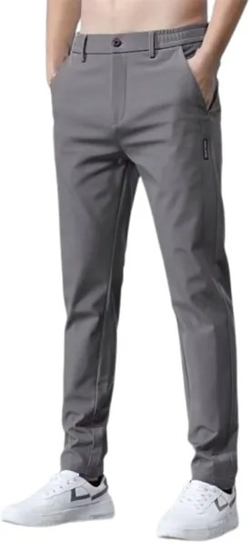 Mens Stretch Golf Joggers Elastic Waist Work Dress Pants Slim Fit Comfy Casual Pants Lightweight Activewear Trendy