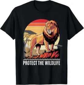 Protect Our Wildlife Animals Conservation T-Shirt