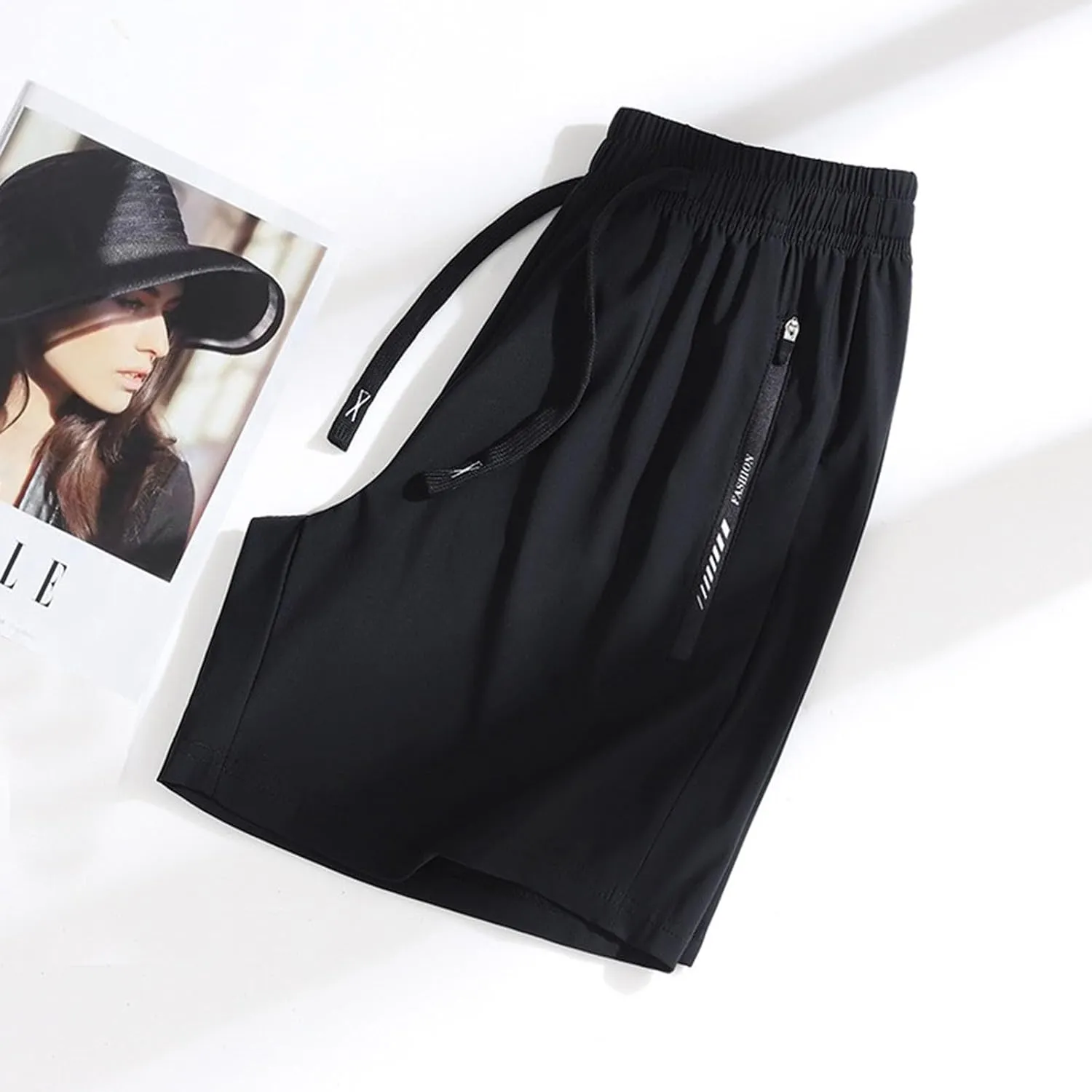 Sports Shorts for Women, Stretch Active Shorts, Ultra Stretch Breathable Casual Quick Drying Summer Beach Short